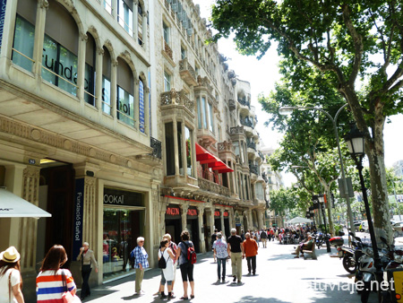 Paseo de Gracia, Barcelona.